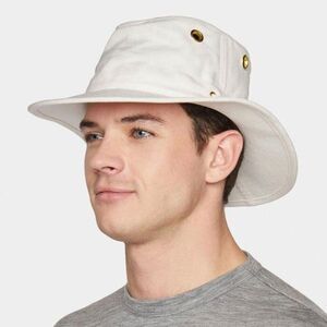 Tilley Endurables TH5 Hemp Hat Hikers Natural Off White 7 1/2 Made in Canada